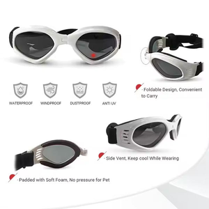 Cool UV chiot <span class=keywords><strong>lunettes</strong></span> <span class=keywords><strong>de</strong></span> soleil <span class=keywords><strong>pour</strong></span> chiens étanche solide motif accessoires <span class=keywords><strong>pour</strong></span> animaux <span class=keywords><strong>de</strong></span> compagnie <span class=keywords><strong>lunettes</strong></span> <span class=keywords><strong>de</strong></span> <span class=keywords><strong>protection</strong></span> <span class=keywords><strong>pour</strong></span> été hiver printemps - Product Image 6