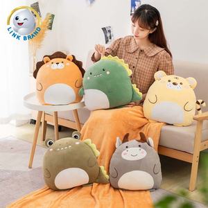 Throw <b>Pillow</b> Comforter Dual <b>Pillow</b> Folding Air Conditioning Blanket Car Cushion 3 1 Office <b>Nap</b> Plush Toys PP Cotton Cartoon - Product Image 3