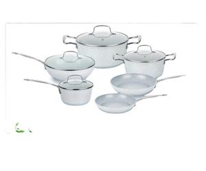 Batterie de cuisine <span class=keywords><strong>en</strong></span> aluminium vert personnalisée avec poignée <span class=keywords><strong>en</strong></span> acier inoxydable Casserole <span class=keywords><strong>en</strong></span> <span class=keywords><strong>fonte</strong></span> forgée durable pour la cuisine à domicile - Product Image 6