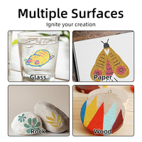 Ensemble de stylos marqueurs à paillettes multicolores Stylo à paillettes scintillantes à séchage rapide et non toxique pour le scrapbooking, les cartes et le bricolage.