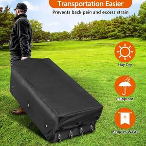 Échantillon gratuit, vente en gros, sac de stockage de foin pour chevaux, durable, personnalisé, fabriqué par un fabricant, avec sangle de transport réglable - Product Image 5