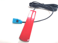 Antenne patch large bande 4G LTE WiFi à fixation adhésive pour pare-brise avec connecteur FakraZ femelle et câble RG174 de 3 m pour CarPlay automobile