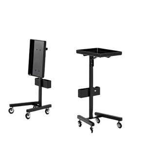 รถเข็นเสริมสวยและทำผม รถเข็นพับได้สำหรับย้อมผม ตัดผม และจัดเก็บอุปกรณ์ รถเข็นอุปกรณ์พิเศษสำหรับร้านทำผม - Product Image 3