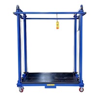 Échafaudage électrique en acier STONIMAGE 2-12 m, plateforme pliable de 15 m avec certification CE, moteur robuste, télécommande