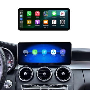 Lettore Multimediale GPS per Auto con Sistema Linux da 12,3 Pollici, Navigazione e Carplay per Mercedes C W205 GLC X253 AB CLA GLA 2013-2019 - Product Image 1