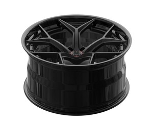 ล้อแม็กซ์อะลูมิเนียมอัลลอยด์แบบกำหนดเองส่วนบุคคล  โครเมียมลายหลายก้านสีดำเงา สำหรับรถฟอร์ด เชฟวี่ จีเอ็มซี ดอดจ์ รถบรรทุกและรถเอสยูวี - Product Image 3