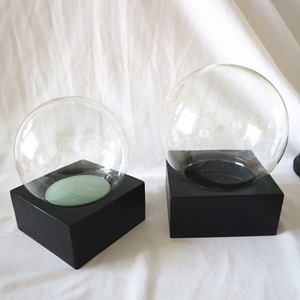 Trong Kho DIY Rỗng Rõ Ràng Glass Bóng Tuyết Globe Kit Với Tùy Chỉnh Nhựa Cơ Sở Kích Thước Khác Nhau D65 Mm Cổ Tích Nhân Tạo Phong Cách - Product Image 5