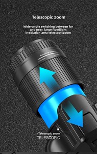 Linterna Frontal LED Recargable Niaconn TD-008, Impermeable IP65, de Iones de Litio, Regulable, Ligera, 3 Modos, COB, Correa de Plástico, para Exteriores - Product Image 5