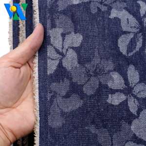 <span class=keywords><strong>Tissu</strong></span> en denim jacquard de 9,7 oz pour jeans, motif floral, rouleaux de <span class=keywords><strong>tissu</strong></span> en denim jacquard, fabricant de <span class=keywords><strong>tissu</strong></span> en denim, <span class=keywords><strong>fournisseur</strong></span> en gros de <span class=keywords><strong>tissu</strong></span> en denim - Product Image 3