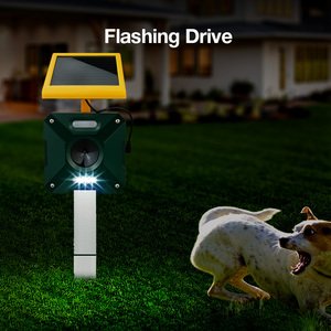OEM Hỗ trợ đôi bên năng lượng mặt trời động vật hoang dã Repeller kiểm soát dịch hại chó mèo gấu trúc Hươu răn đe siêu âm chim thấm - Product Image 5