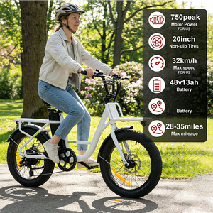 Vélo électrique pliant en alliage d'aluminium pour adultes, moteur arrière sans balais 750 W, batterie au lithium, longue autonomie - Product Image 5