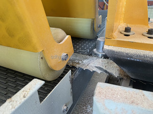 Scie à ruban horizontale automatique robuste de 220V utilisée pour le travail du bois pour l'usine de meubles de ferme de construction <span class=keywords><strong>en</strong></span> bois - Product Image 6