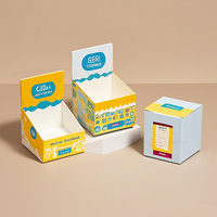 Boîtes de présentation en carton pour comptoir, personnalisées avec logo, prix de gros, carrées, pour chocolat, CDU