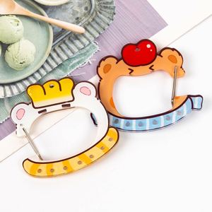 Custom <b>Anime</b> Acrylic Carabiner <b>Keychain</b> Durable Metal Spring Clip for Custom Shaped Acrylic Carabiner Opaque Acrylic Carabiner - Product Image 4