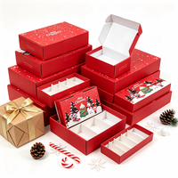 Maßgefertigte Weihnachts-Flugzeugbox Faltbare Karton-Geschenkverpackung mit Gittereinsatz