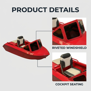 <span class=keywords><strong>Bateau</strong></span> à réaction compact rouge personnalisé en fibre de verre (FRP) pour la vente en gros, avec <span class=keywords><strong>moteur</strong></span> 2 temps, pour ski nautique, mini-<span class=keywords><strong>bateau</strong></span> à <span class=keywords><strong>moteur</strong></span> haute vitesse, Powercraft - Product Image 3