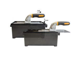 Innovation 6 in 1 Replaceable Blade Stainless Steel <strong>Trowel</strong> <strong>Set</strong> with Portability Plastic Box and Two Putty Knives - Product Image 5
