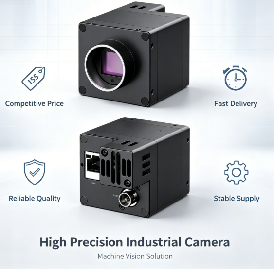 HIK ROBOT MV-CH120-60TC-C-NF 12MP Color Global Shutter 10GigE C-Mount Camera with Cooling Fan for High-speed PCB & FPD AOI