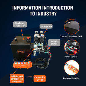 Unidad de Potencia Hidráulica de 24V 0.8KW para Tractores Agrícolas Horizontales, Venta Directa de Fábrica - Product Image 3