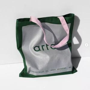 Sac à main en toile imprimé écologique en gros, sac fourre-tout en coton de 17 pouces, imprimé sur toute la page, schéma de couleurs - Product Image 4