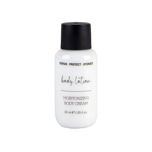 Flacon de 30 ml en PET pour articles de toilette d'hôtel, format voyage, conteneur de shampoing avec logo personnalisé pour fabricant hôtelier - Product Image 3