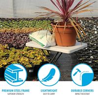 Großhandel HDPE Rechteckige 30 Zoll Klapp höhe Verstellbarer Esstisch für Indoor Outdoor Party Bankette