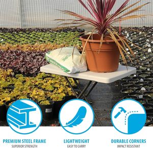 Bán Buôn HDPE Hình Chữ Nhật <span class=keywords><strong>30</strong></span> Inch Gấp Chiều Cao Có Thể Điều Chỉnh Bàn Ăn Cho Trong Nhà Ngoài Trời Bên Bữa Tiệc - Product Image 5
