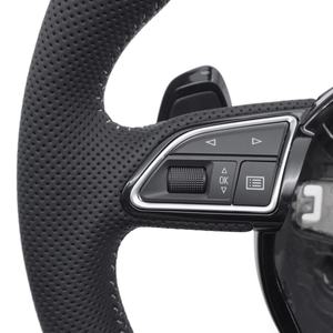 Lenkrad พวงมาลัยรถยนต์หนัง<span class=keywords><strong>แท้</strong></span>สำหรับรถ Audi RS7 S6 C7 A5 A4 B8 A6 - Product Image 5