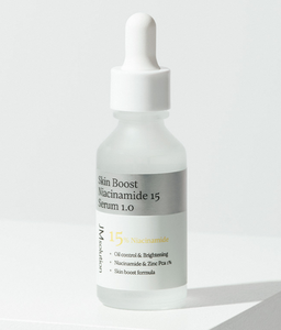Skin Boost Niacinamide 15 Anti-Aging Hydrating Brightening <b>Face</b> Serum by JMSolution EU Certified for Glowing Skin Daily Use - Product Image 5