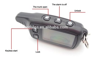 Original Marken qualität Autoteile Zubehör 2-Wege-LCD-Fernbedienung für Keyless Entry Ferns tart motor Long Range Tw9010 2 - Product Image 3