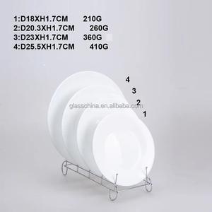<span class=keywords><strong>Platos</strong></span> de Cristal Ecológicos al por Mayor, Forma Redonda, 6''/7''/8''/9''/10''/12'', Color Personalizado, <span class=keywords><strong>Platos</strong></span> Planos - Product Image 4