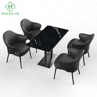 HUALIN Restaurant de Luxe, Ensemble de Tables et de Banquettes en Marbre ; Fabrication de Meubles de Restaurant sur Mesure