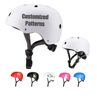 Sécurité Sport Scooter électrique vélo Skateboard patins à roulettes casque équipement de protection pour enfants enfants adultes avec motif de dessin animé