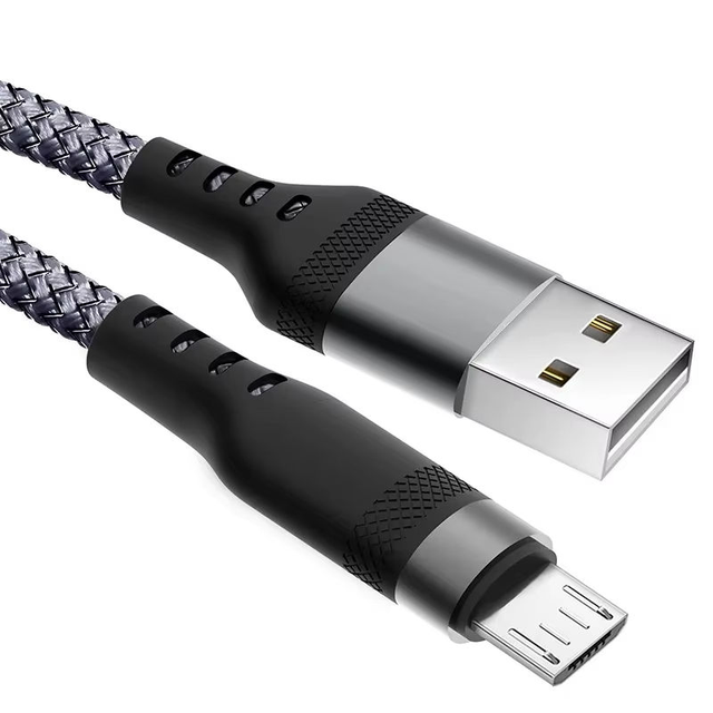 Nylon Braided Micro USB Cable Fast Charging Durable USB 2.0 Android Charger Cord for Samsung Xiaomi Phone