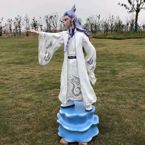 Escultura de Animal Personalizada de Acero Inoxidable con Diseño de Búho y Flor, Estilo Comercial, Estatua de <span class=keywords><strong>Arnold</strong></span> Schwarzenegger, Fabricada en Resina Duradera - Product Image 1