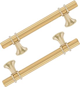 JAYA Klaar voor verzending Gouden en roségouden roestvrijstalen grepen voor laden, kasten, kasten en meubels - Product Image 2