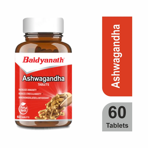 Baidyanath Ashwagandha Comprimé 60 Compter Supplément à forte demande pour un bon sommeil Disponible au prix de gros en Inde - Product Image 3