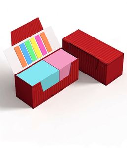 Combinación de Notas Adhesivas de Gran Capacidad y Diseño de Contenedor, Superventas, para Suministros Esenciales de Oficina, para Estudio y Trabajo - Product Image 5