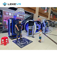 Simulador de Juegos de Realidad Virtual LEKE VR, Máquina de Realidad Virtual Todo en Uno, Plataforma de Realidad Virtual de Autoservicio