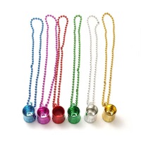 Collier de décoration de fête de carnaval JUXINDA, pendentif en forme de chopes de bière en plastique à perles connectables, tendance personnalisée
