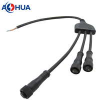Solución de Cableado para Iluminación Urbana, Conectores Tipo Y Personalizados, Impermeables IP65 IP68, de 1 a 3 Vías