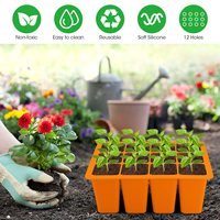 Planteur de tomates en silicone biodégradable manuel de meilleure qualité écologique Plateaux de pépinière de semis de riz pour la plantation et la culture