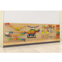 Jeu de bricolage mural en bois interactif personnalisé pour enfants, pour la maternelle et la maison, jouets éducatifs muraux sensoriels