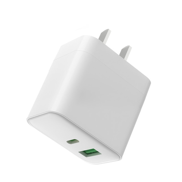 New Trending Usb-c Home Charger Pd 20w Dual Port Usb A+c Quick Charging Usb c Pd 20w Charger for All Mobile Phone