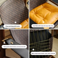 Fauteuil en cuir et bois massif de style nordique rétro danois, réglage intelligent pour salon, usage individuel et détente