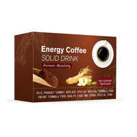 Suplemento Energético para Hombres, Café con Maca y Chocolate, Sabor a Frutas, Polvo Negro para Adultos, Alivia el Estrés y la Fatiga, Mejora el Rendimiento