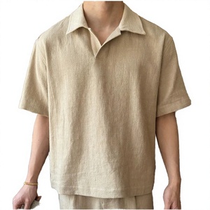 เสื้อโปโลชาย แขนสั้น ผ้าฝ้าย ทรงหลวม ปกคัมป์ ปักลายลำลอง ใส่สบาย ระบายอากาศดี สไตล์สตรีทแวร์ รับสั่งทำ - Product Image 1