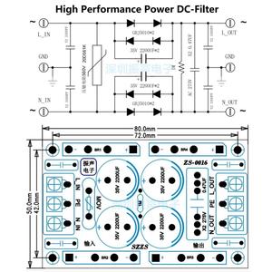 Filtre de blocage de courant continu AC 110V 220V, transformateur d'isolation audio pour composants DC, élimine le bruit, protection contre les surtensions - Product Image 5