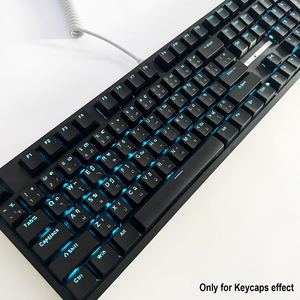 คีย์บอร์ดไทยพร้อมไฟ LED RGB backlit Go Through ABS 132 108 OEM สำหรับตลาดประเทศไทย - Product Image 6