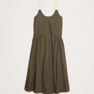 Nouvelle arrivée, robe d'été de haute qualité pour femmes, bretelles spaghetti, col en V, robe maxi modeste, robe décontractée 100% coton - Product Image 5